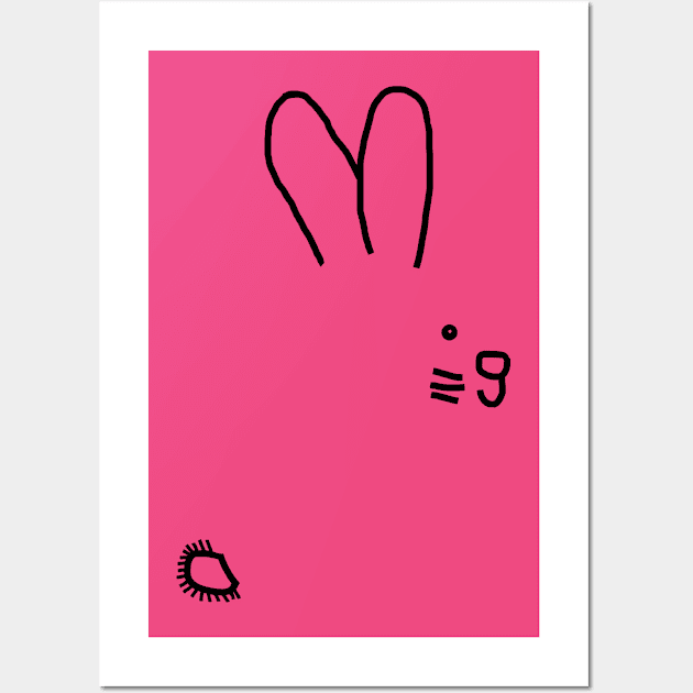 It is the Easter Bunny Wall Art by ellenhenryart